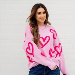 NWT Bold Heart Sweater